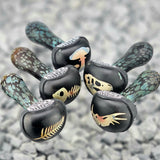 Midnight Fossil Stone