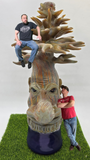 Habitat Glass Stoned Trees
