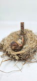 Petrified Wood Garner Glass Bird Whistles